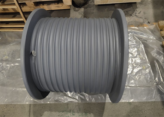 Steel Cable Winch Single Drum Lebus Grooves ISO9001 Certified