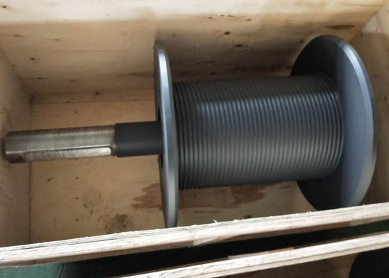 4 Layers 300kn Crane Winch Drum For Marine Equipment