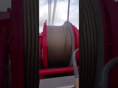 طبل الرافعة المزق بالرجل المخصص للمعدات البحرية